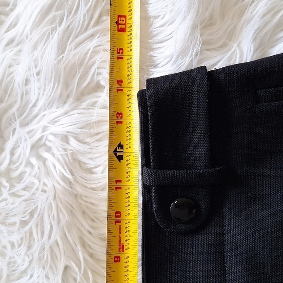 LIKE NEW Banana Republic Black Wool Skirt Size 2 - Picture 12 of 13